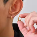 Men's Gold Hoop Earrings