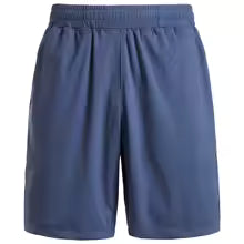 Men's Steel Blue Athletic Shorts – Slim Fit Performance Training Short