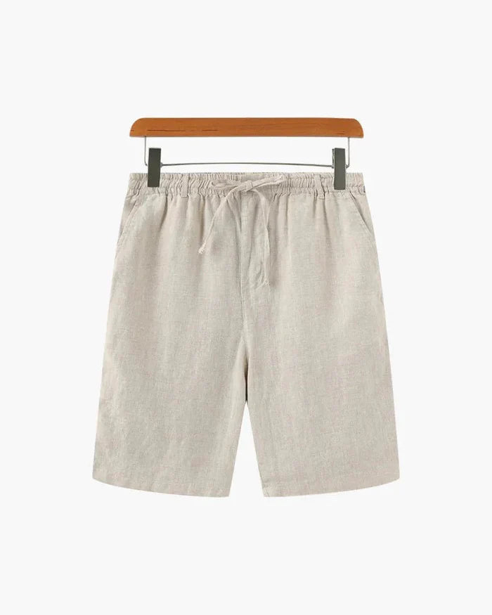 Linen Drawstring Shorts